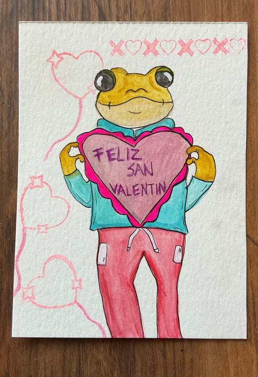 Bad Bunny Valentines Day Postcards