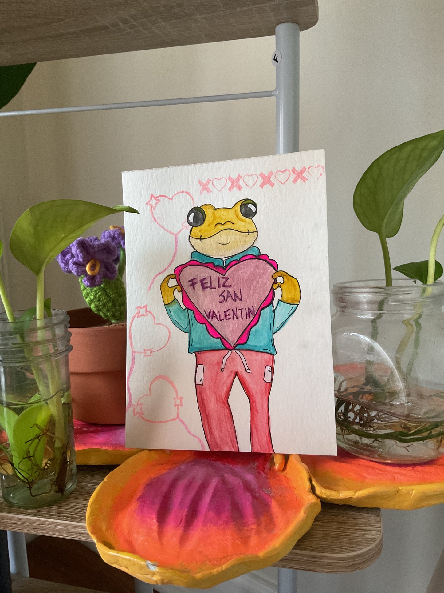 Bad Bunny Valentines Day Postcards